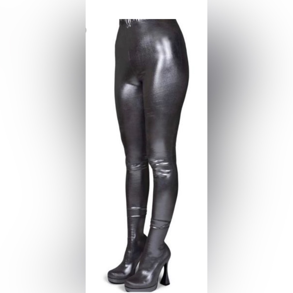 Jeffrey Campbell BNIB Small PANTALONES 6M platform women Silver - Picture 15 of 16